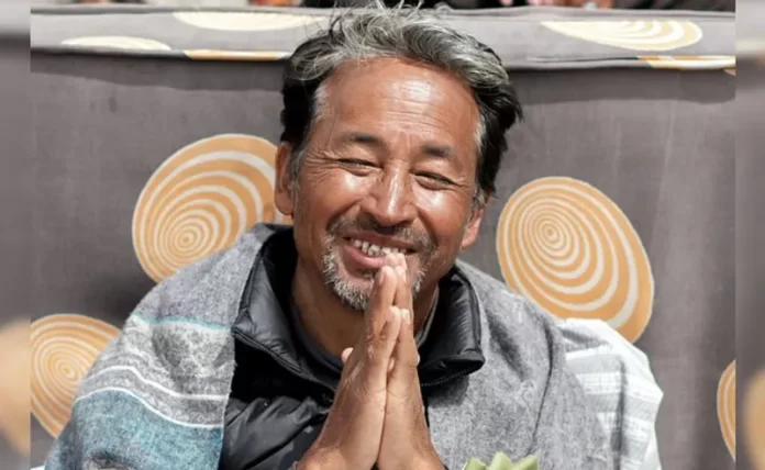 Sonam Wangchuk at SECMOL, Ladakh