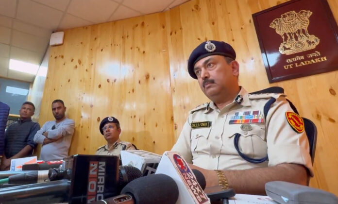 Sonam Wangchuk during a protest